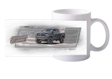 Keramiktasse mit Motiv von Pickup KTaPu2020-11